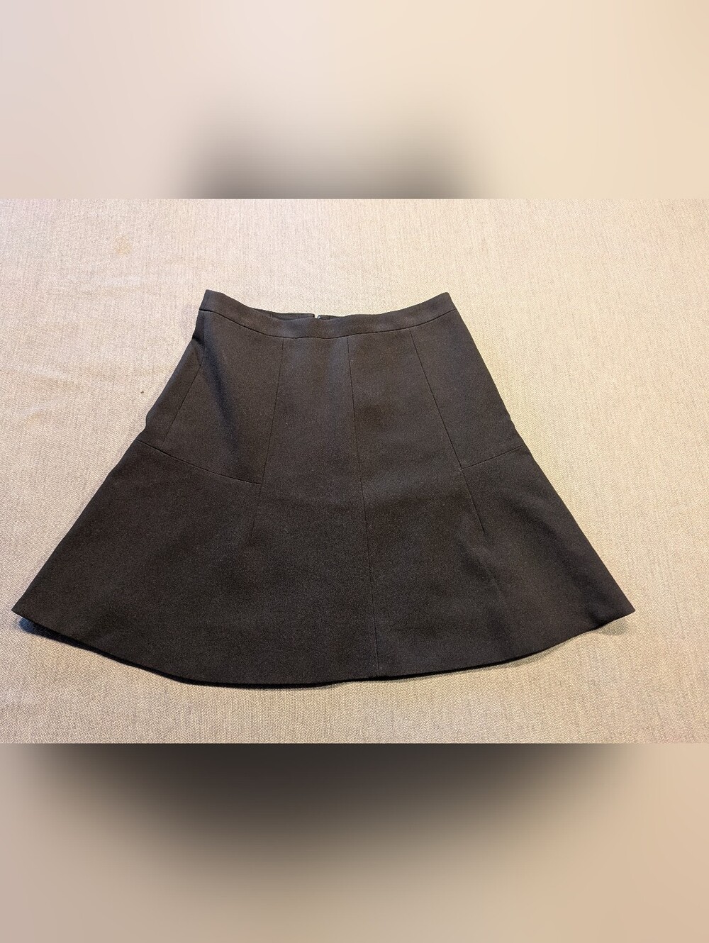 J. Crew Fluted Black Mini Skirt Size 00